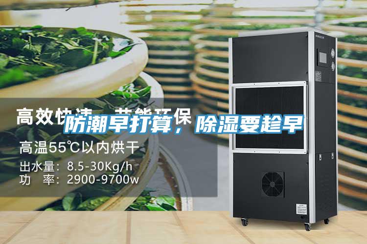 防潮早打算,除濕要趁早