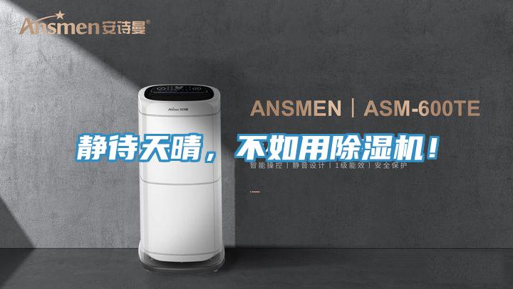 靜待天晴，不如用除濕機！