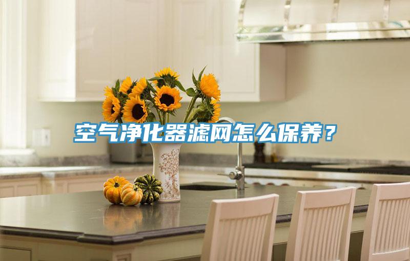 空氣凈化器濾網(wǎng)怎么保養(yǎng)?