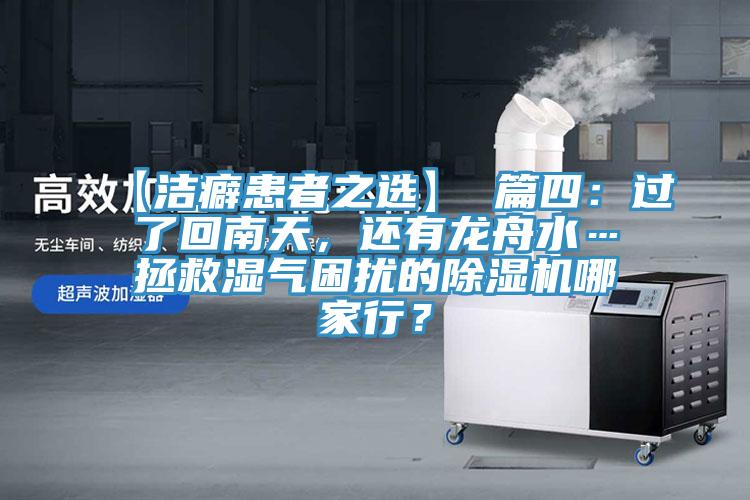 【潔癖患者之選】 篇四：過了回南天，還有龍舟水…拯救濕氣困擾的除濕機哪家行？