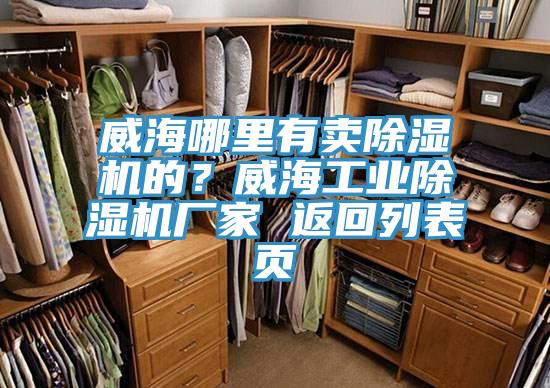 威海哪里有賣除濕機(jī)的？威海工業(yè)除濕機(jī)廠家 返回列表頁