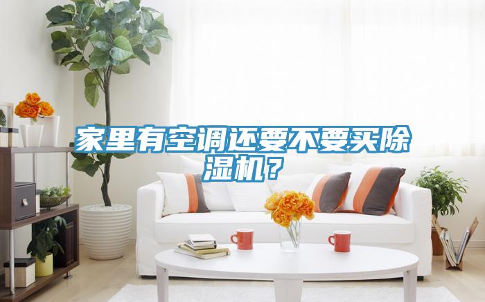 家里有空調還要不要買除濕機？