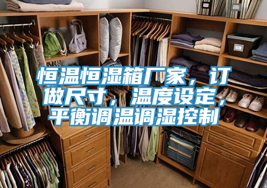 恒溫恒濕箱廠家，訂做尺寸，溫度設定，平衡調溫調濕控制