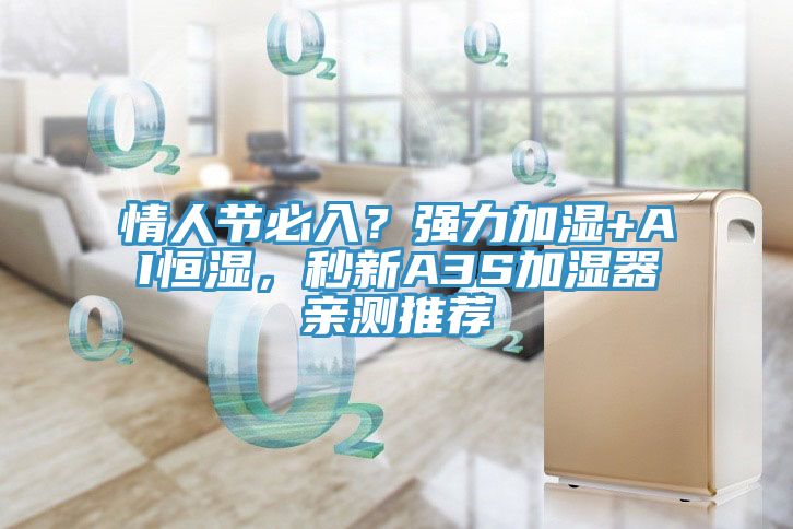 情人節(jié)必入?強力加濕+AI恒濕,秒新A3S加濕器親測推薦