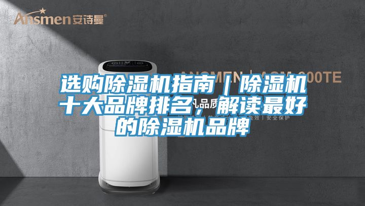 選購除濕機指南|除濕機十大品牌排名,解讀最好的除濕機品牌